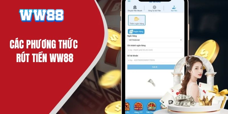 phương thức rút tiền