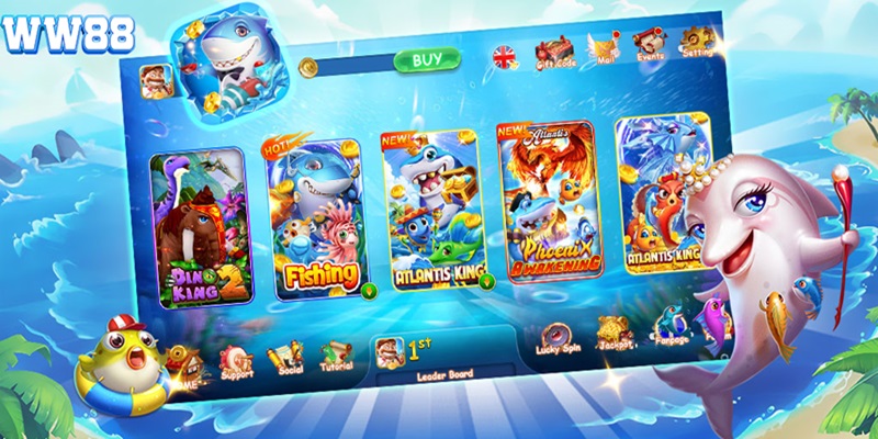 Bắn Cá Mega ww88 hấp dẫn, kích tính “siêu cuốn” nhất 2024 4 game freefishing hunter
